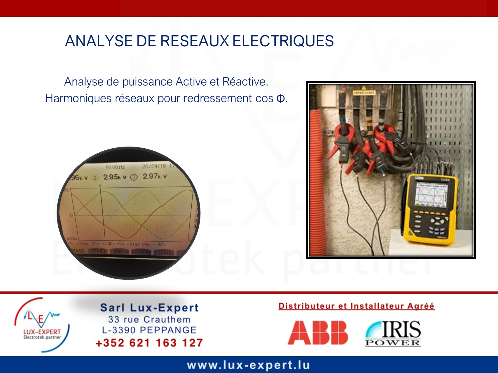 redresement du cosinus phi reseau